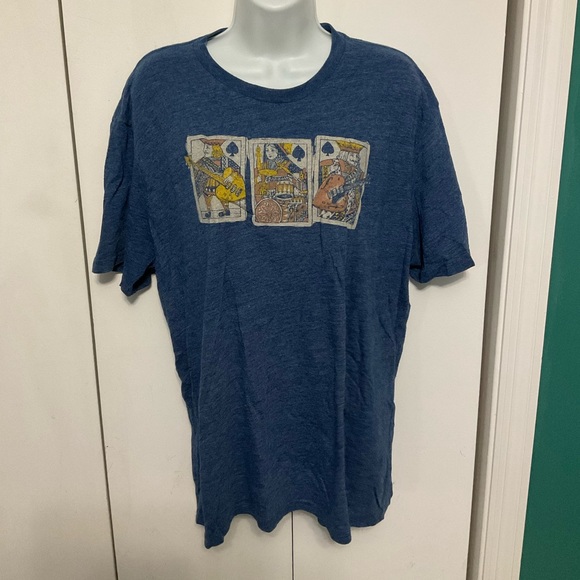 Lucky Brand Tops - Lucky brand poker playing card graphic tshirt XL extra large